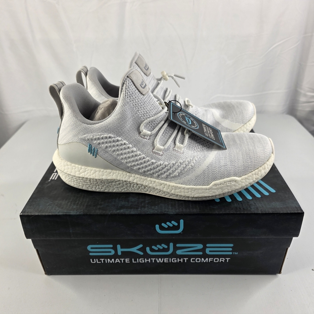 Skuze Soho Men's Lightweight Walking Sneakers White Size 11.5 NIB